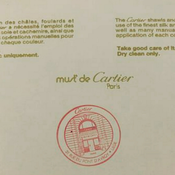 SCARF🧣 Must De Cartier   Paris  - Ceinture Scarf - Picture 3 of 4